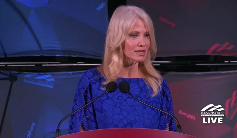 Kellyanne Conway Blew Up On A University Student During Q&A For Asking About Reports That Alleged Conway Leaked Explicit Photos Of Her Daughter