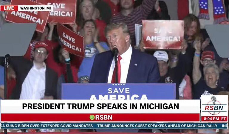 Donald Trump Openly And Proudly Brags About All The Dictators He Knows During Tonight’s MI MAGA Rally: “That’s A Good Thing, Not A Bad Thing”