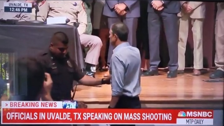 Beto O’Rourke Just Confronted Greg Abbott Live During His Press Conference, Tells Him He Is “Doing Nothing” To Stop School Shootings As Officials Hurl Insults At Him