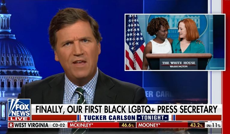 Tucker Carlson Attacks “Shallow, Nasty, and Partisan” Jen Psaki, Says She Has “No Idea” What The Letters In LGBTQ+ Stand For Then Starts Railing Against Her Replacement