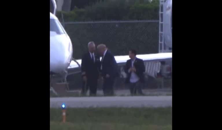 Damning Unearthed Footage Raised Serious Alarm, Appeared To Show Trump Aides Loading Suspicious Boxes Into Private Plane In Early Days Of Document Scandal