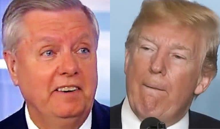 Lindsey Graham Melts Down When Confronted About ‘Fascist’ Donald Trump