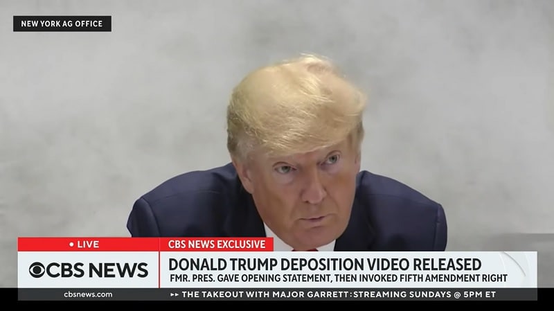 Damning Released Video Shows Donald Trump Pleading The 5th Over And ...