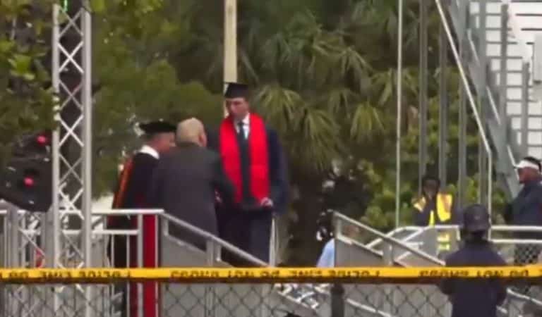 See The Moment Donald Trump’s Youngest Son Barron Officially Graduates As His Father And Family Stand Watch