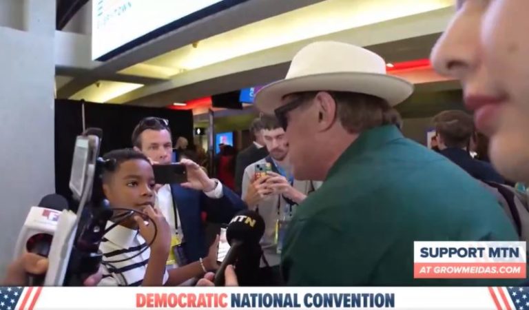 A Mustache-Less Mike Lindell Gets Into A Heated Argument With Kid Reporter At The DNC And We’re Embarrassed For Him