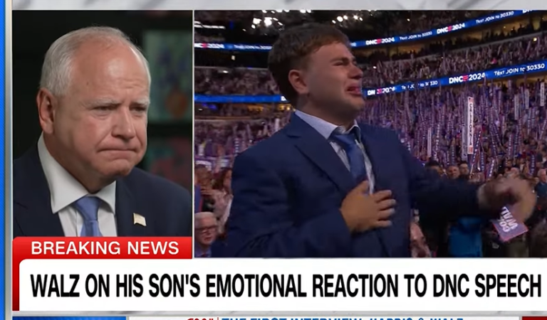 Tim Walz Responds To His Son’s Viral Moment At The DNC And It’s Everything We Could Have Ever Imagined