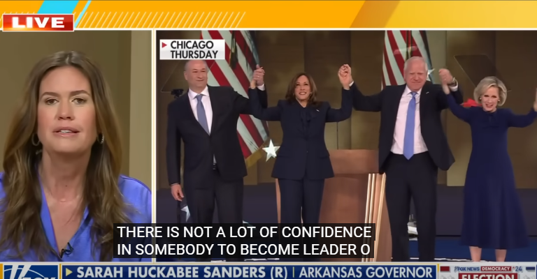 Sarah Huckabee Sanders’ Frantic Attempt To Attack Kamala Harris Humiliatingly Backfires