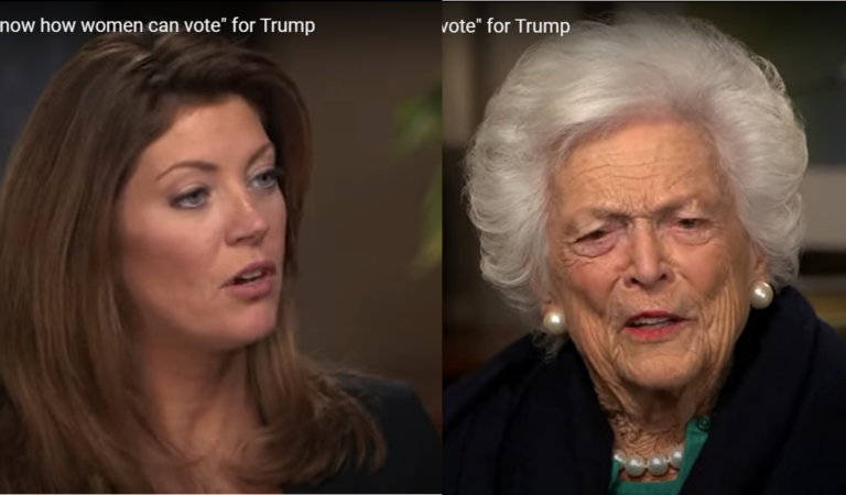 Amid George W’s Refusal To Endorse A Candidate, Here’s The Time His Mom, Barbara Bush Had The Guts To Call Out Trump On National TV