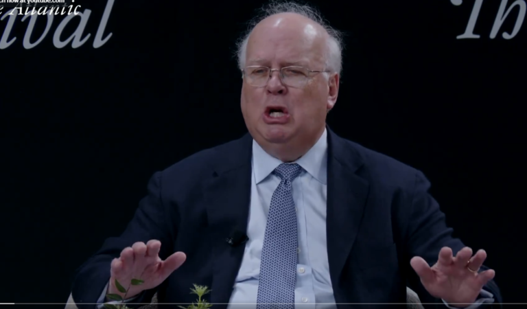 Viral Clip Of Karl Rove Doing His Impersonation Of Trump Has Audience Laughing Uncontrollably