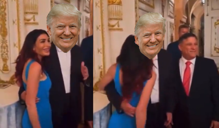 Video Of Trump And Laura Loomer Looking Cozy Emerges And People Have Some Thoughts