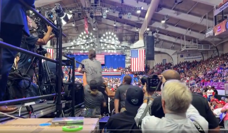 Man Attempts To Physically Attack Press Minutes After Trump Calls The Press ‘Enemy Of The People’ In Speech