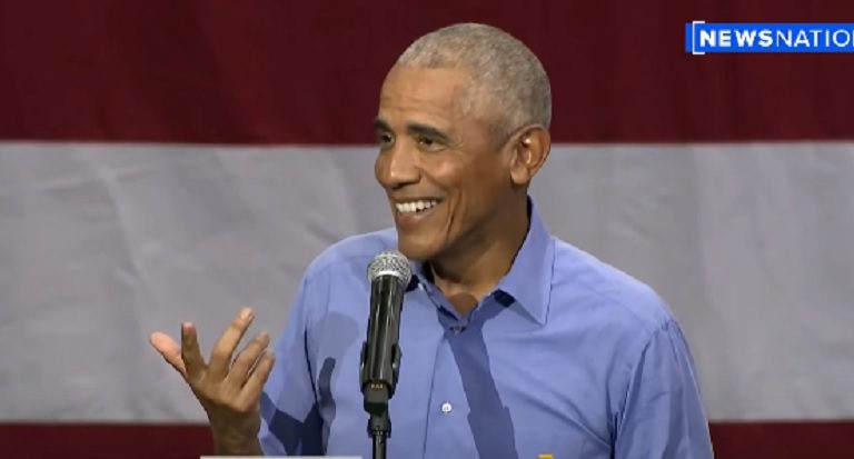 Obama Delivers Perfect Off-The-Cuff Response To Trump And Diaper Comment During Rally For Harris