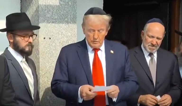 Trump Asks Rabbi If He Wants Him To Sign Prayer Book During Memorial Service And Americans Are Disgusted