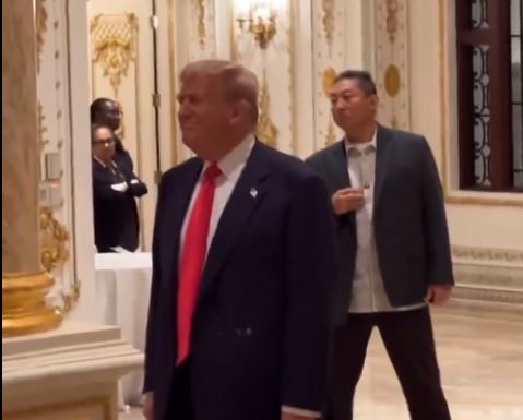 Video Shows Trump Basking In Applause At Mar-A-Lago, Reveling In The Attention—And It’s Downright Pathetic