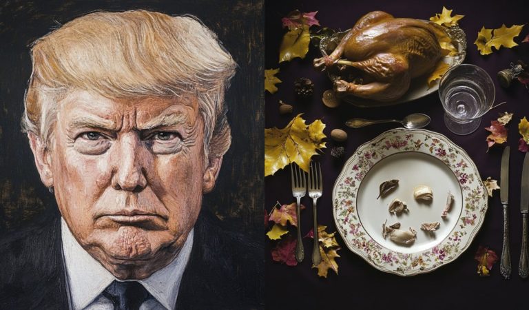 Someone Took A Photo Of Thanksgiving Meal At Mar-a-Lago: ‘Looks Like A Clearance Sale Frozen Dinner’