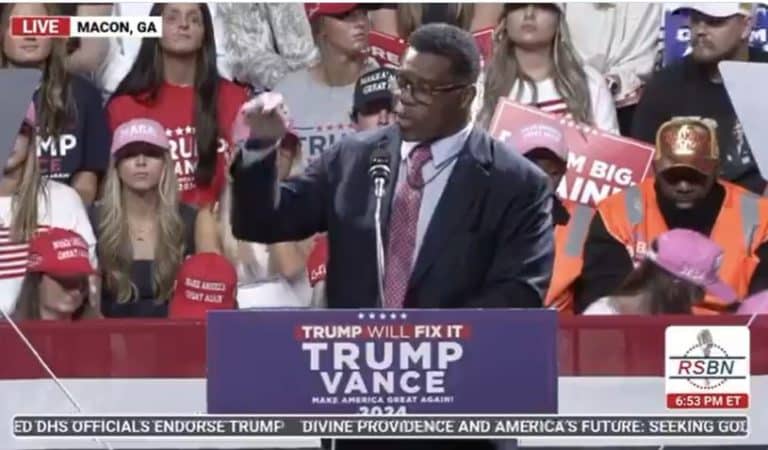 Trump Rally Speaker, Herschel Walker, Accidentally Tells Georgia To Vote For The Wrong Trump