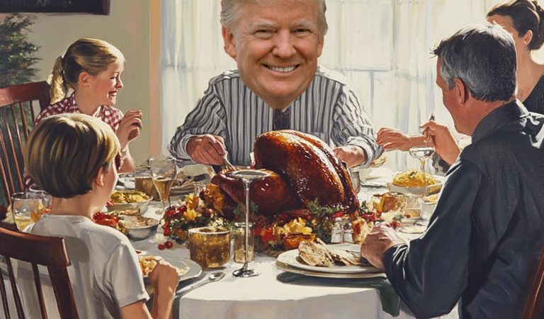 Trump Comes Undone, Posts Unhinged Late-Night Thanksgiving Message