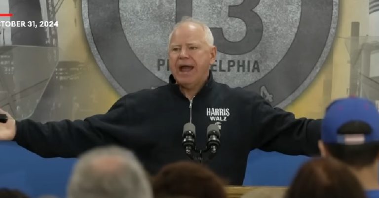 Tim Walz Delivers A Perfect Take Down Of Trump During MI Rally