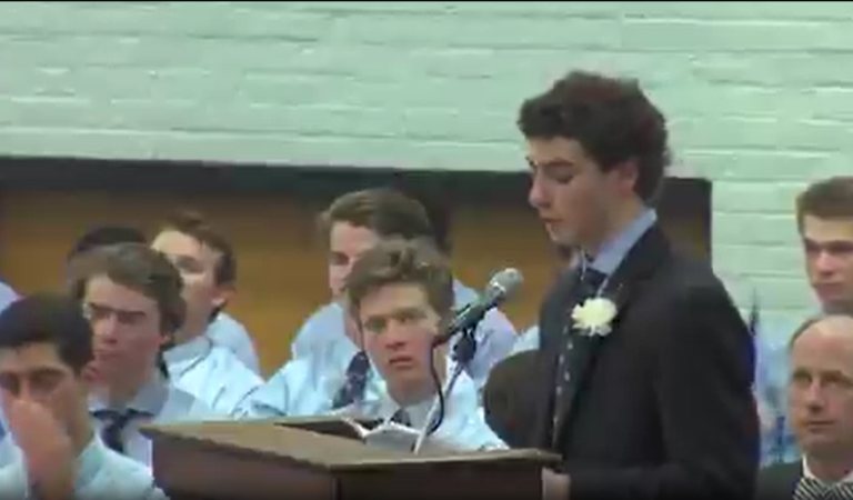 Footage Emerges Of Suspected CEO Hitman Luigi Mangione’s 2016 Valedictorian Speech