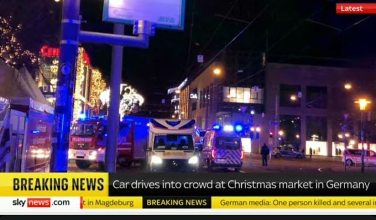 Vehicle Rams Into Crowd At Christmas Market In Germany, Multiple Injuries Reported