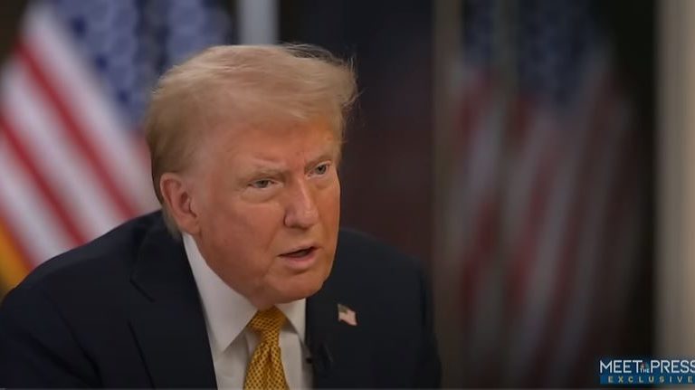 Trump Gets Fact-Checked Live During ‘Meet The Press’ Interview