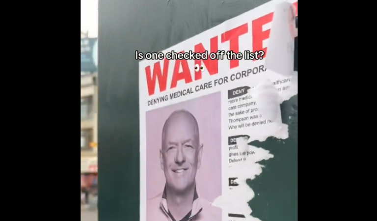 Wanted Posters Targeting Healthcare CEOs Have Reportedly Been Popping Up In NYC