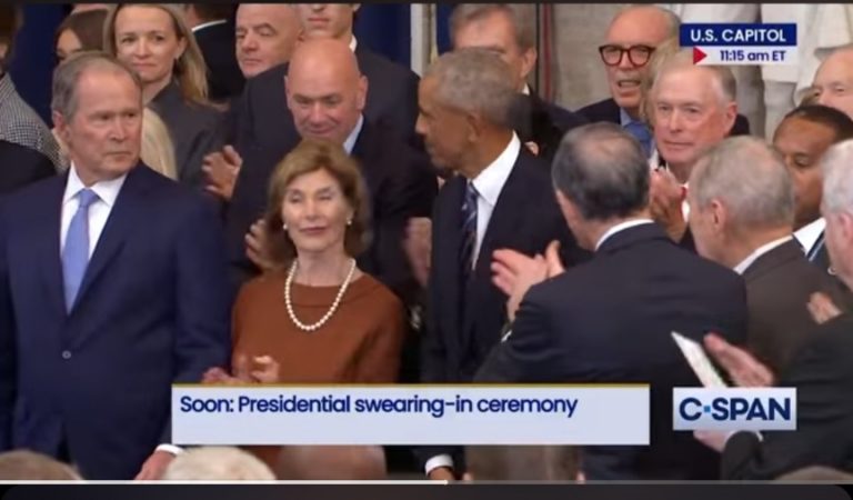 Lip Reader Reveals What She Thinks Obama Said To Bush At Trump Inauguration