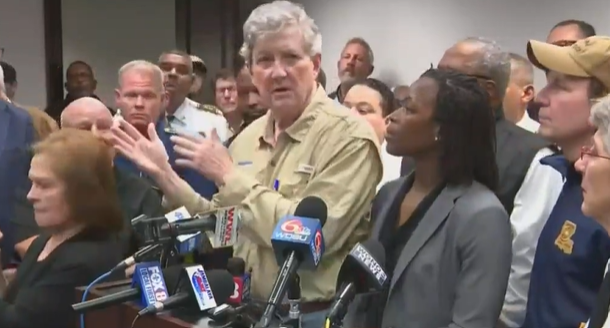 GOP Senator Grabs Mic, Appears To Get Snippy With Reporter During New Orleans Tragedy Presser