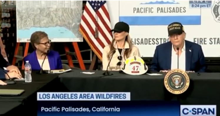 Trump Has Fiery Exchange With LA Mayor Over Wildfire Cleanup Delays