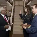 Kristi Noem is sworn in as Secretary of Homeland Security (Photo courtesy of Department of Homeland Security)