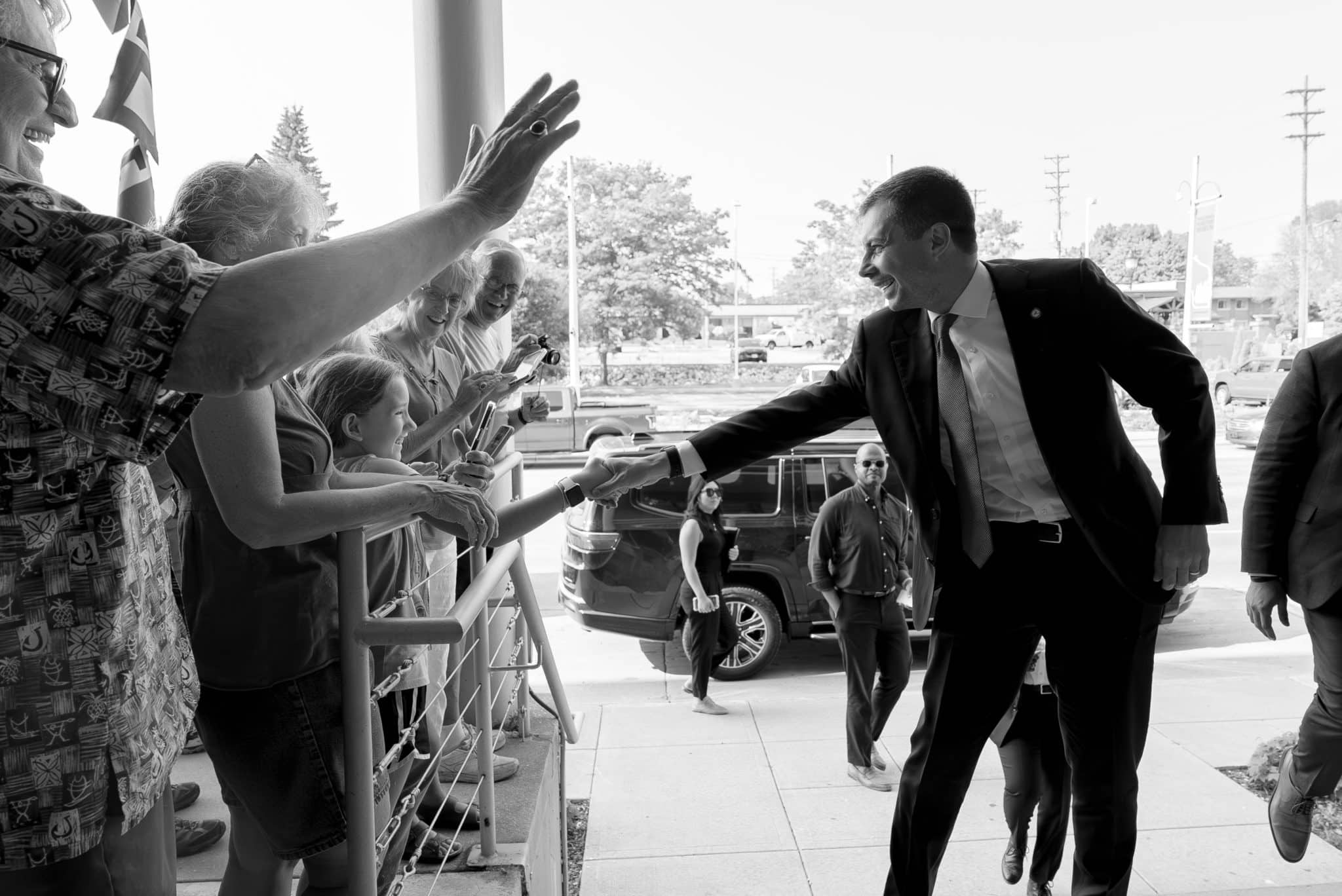 From Pete Buttigieg's last tweet as Transportation secretary (screen capture)