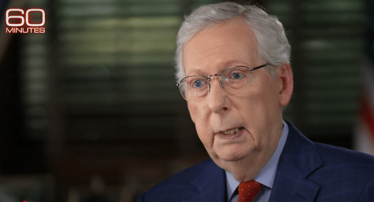 Mitch McConnell Reportedly Fell Down Stairs While Exiting Senate Chamber