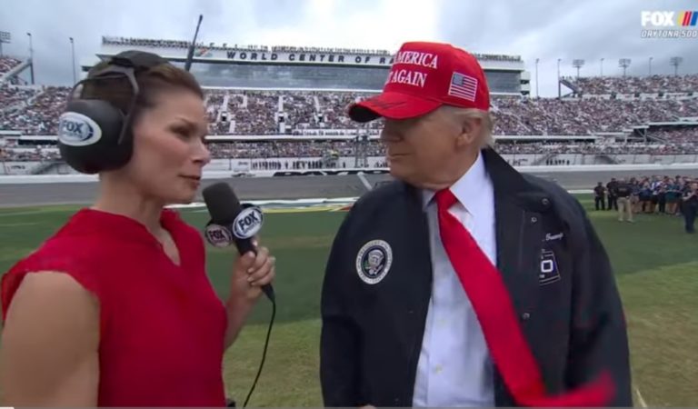 Trump Took Over Radio At Daytona 500, His Message To NASCAR Drivers Is Revealed