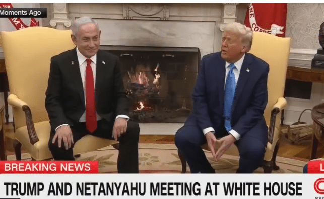 Social Media Reacts To Video Of Trump With Netanyahu: ‘He Doesn’t Even Do That For Melania’