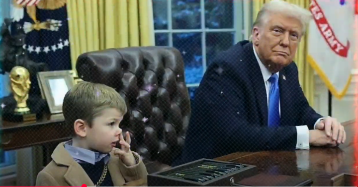 Trump Reportedly Replaced Resolute Desk After Elon Musk’s Son Appeared To Wipe Booger On It