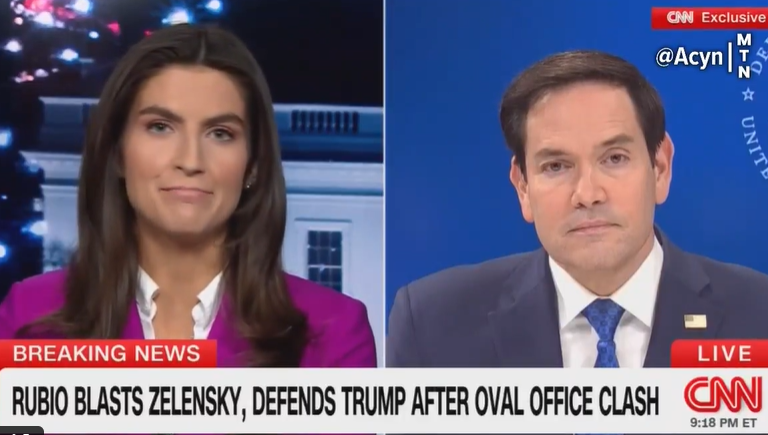 CNN Unveils Trump’s Lie: Plays Clips Of Zelensky Thanking The U.S. Leaving Marco Rubio Speechless