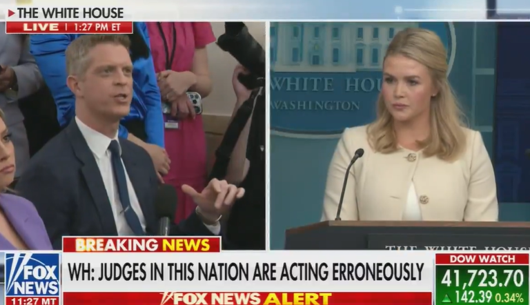 White House Press Secretary Corrected By Reporter On Live TV After Major Flub