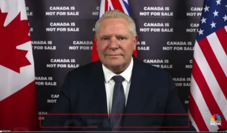 Ontario Premier Responds To Trump’s Tariffs On Canadian Steel And Aluminum