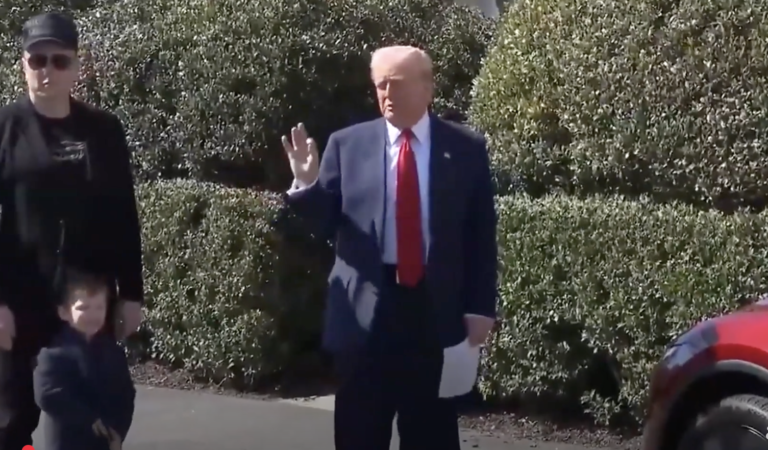 Trump Goes On Delusional Rant During Live Press Conference, Turns ‘White House Lawn Into Tesla Showroom’