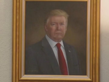 The official Trump portrait in Colorado (Truth Social screenshot)