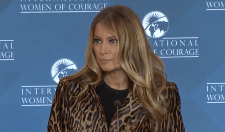 โMy God Is She Creepy:โ Melania Gives Awkward Speech At The International Women Of Courage โMy God Is She Creepy:โ Melania Gives Awkward Speech At The International Women Of Courage