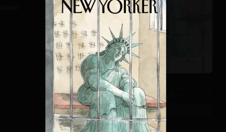 The New Yorker Reveals New Cover About Trump’s First 100 Days And It’s Brutal The New Yorker Reveals New Cover About Trump’s First 100 Days And It’s Brutal