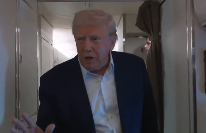 Question From WSJ Reporter Triggers Trump Meltdown Aboard Air Force One Question From WSJ Reporter Triggers Trump Meltdown Aboard Air Force One