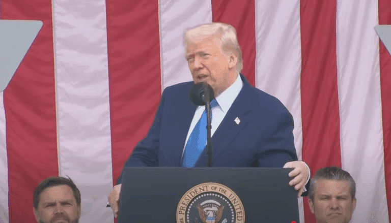 Trump Makes Wildy Tone-Deaf Remark During Memorial Day Tribute To Fallen Soldiers