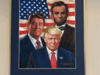 A bizarre White House portrait (X screenshot)