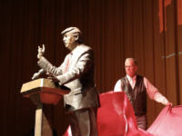 The Donald Trump statue in South Dakota (X screenshot)