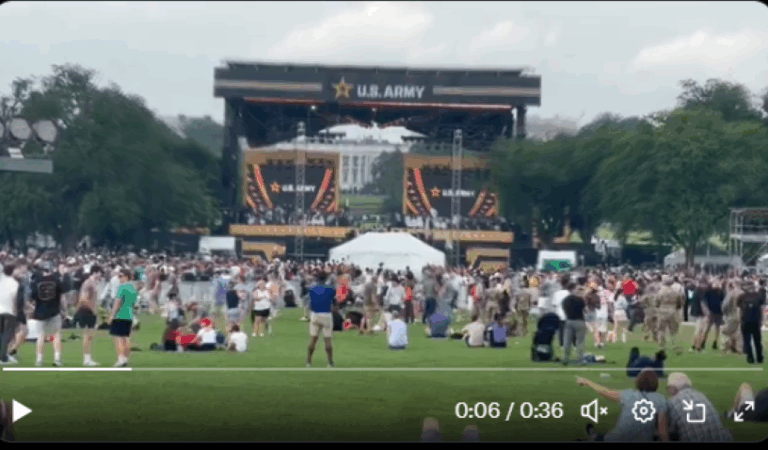 Trump’s Big Military Parade Mocked As Crowd Size Sparks Embarrassment Online Trump’s Big Military Parade Mocked As Crowd Size Sparks Embarrassment Online