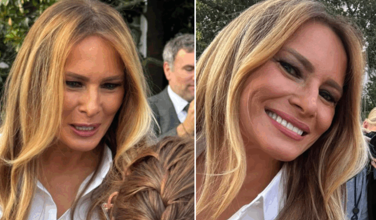 People Respond After New Up-Close Photos Of Melania Go Viral