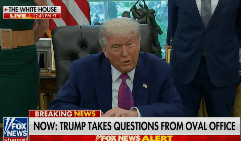 Trump Issues Ominous Warning At His Press Conference For Anyone Who Protests His Military Parade Trump Issues Ominous Warning At His Press Conference For Anyone Who Protests His Military Parade