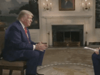 Donald Trump and Maria Bartiromo on Fox Sunday (X screenshot)